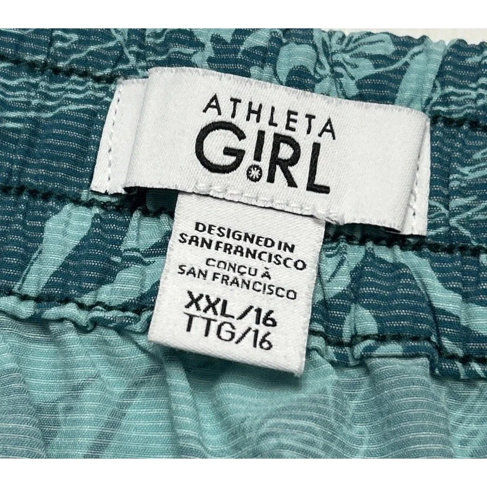 Girls Athleta Girl‎ Active Athletic Pull On Shorts Print Size XXL 16